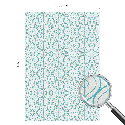 Simetrie ovală Folie geam să nu se vadă din exterior