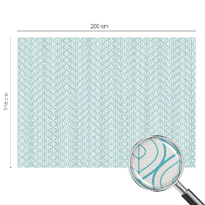 Simetrie ovală Folie geam să nu se vadă din exterior