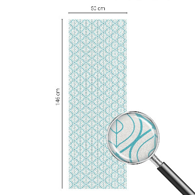 Simetrie ovală Folie geam să nu se vadă din exterior