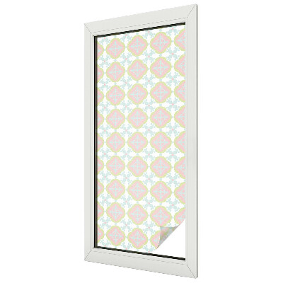 Ornament pastelat Folie autocolantă geam