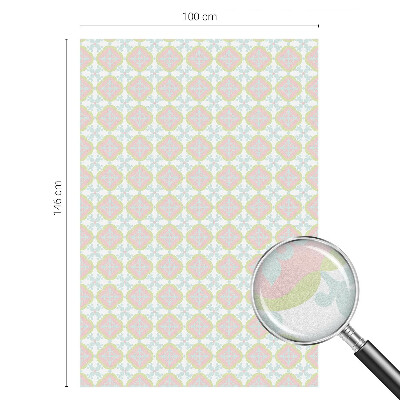 Ornament pastelat Folie autocolantă geam