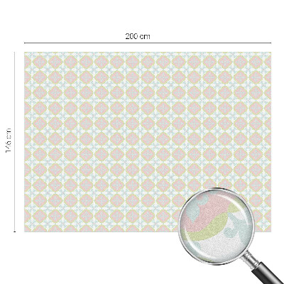 Ornament pastelat Folie autocolantă geam