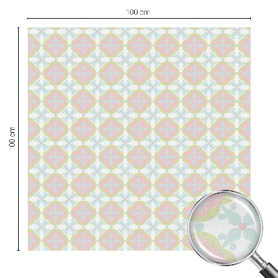 Ornament pastelat Folie autocolantă geam