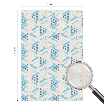 Modele geometrice Folie opacă geam cu model vitraliu