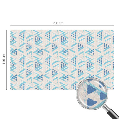 Modele geometrice Folie opacă geam cu model vitraliu