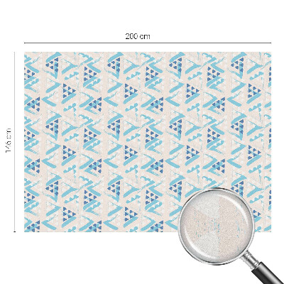 Modele geometrice Folie opacă geam cu model vitraliu