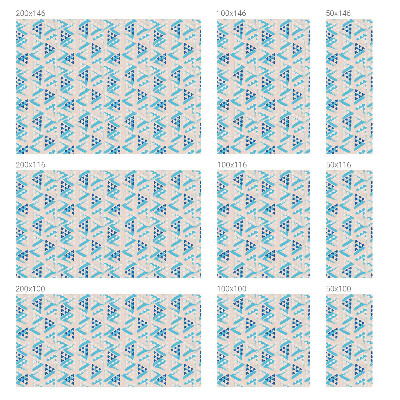 Modele geometrice Folie opacă geam cu model vitraliu