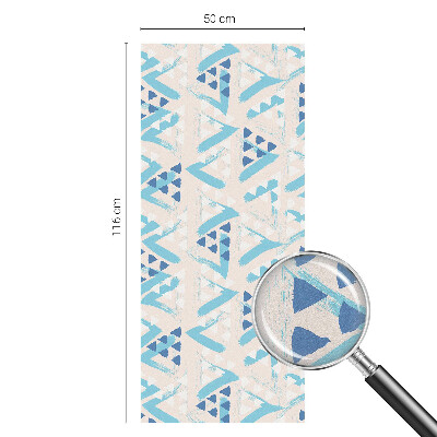 Modele geometrice Folie opacă geam cu model vitraliu