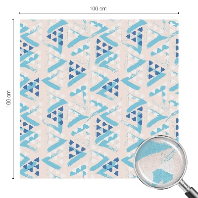 Modele geometrice Folie opacă geam cu model vitraliu