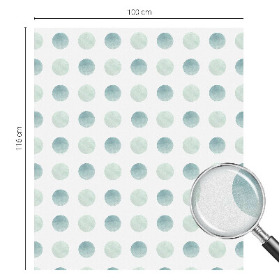 Cercuri delicate Folie decorativă geam vitraliu