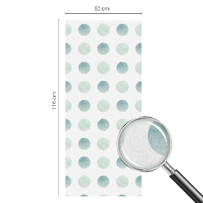 Cercuri delicate Folie decorativă geam vitraliu