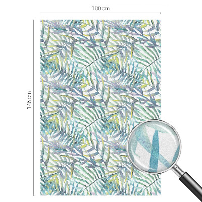 Acuarelă tropicală Folie opacă geam cu model vitraliu