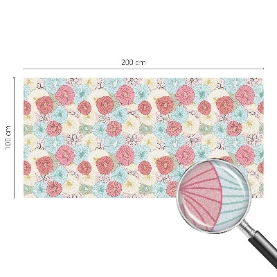 Flori pastelate Folie geam să nu se vadă din exterior