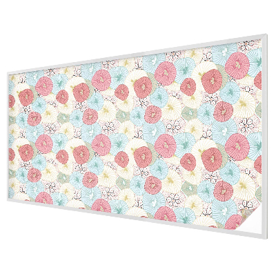 Flori pastelate Folie geam să nu se vadă din exterior