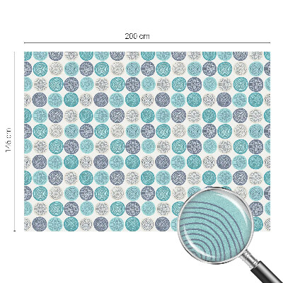 Cercuri geometrice Folie decorativă geam vitraliu