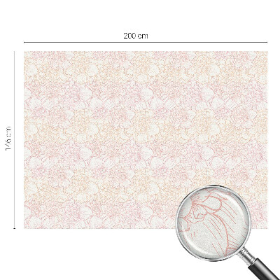 Eleganță florală Folie opacă geam cu model vitraliu