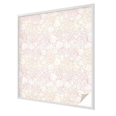 Eleganță florală Folie opacă geam cu model vitraliu