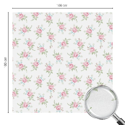 Trandafiri romantici Folie autocolantă geam