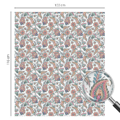 Eleganță florală Folie geam să nu se vadă din exterior