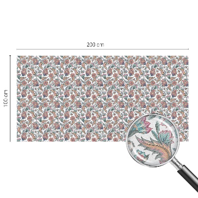 Eleganță florală Folie geam să nu se vadă din exterior