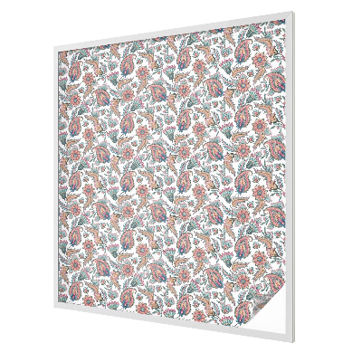 Eleganță florală Folie geam să nu se vadă din exterior