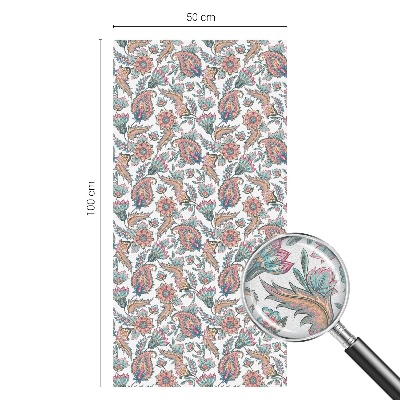 Eleganță florală Folie geam să nu se vadă din exterior