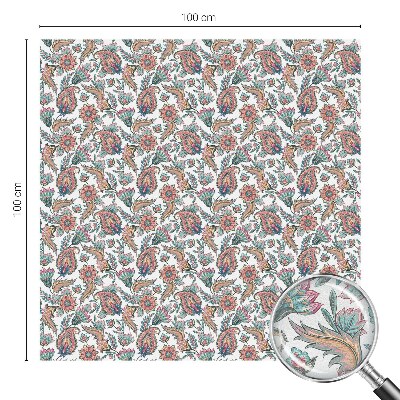 Eleganță florală Folie geam să nu se vadă din exterior