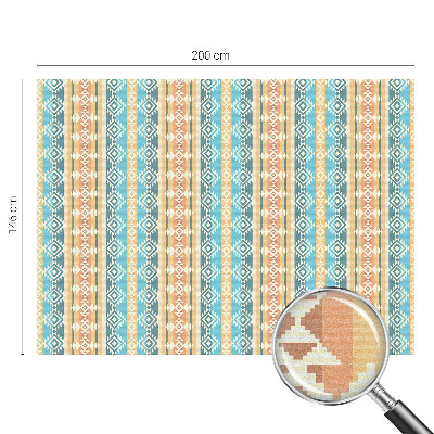 Motive geometrice Folie opacă geam cu model vitraliu