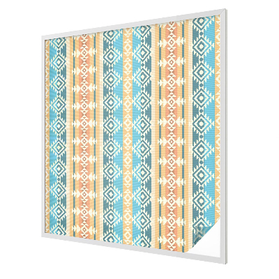 Motive geometrice Folie opacă geam cu model vitraliu