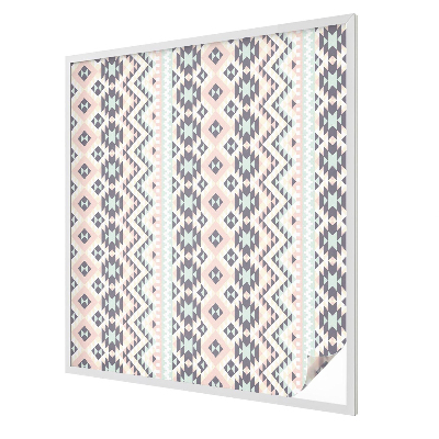 Geometrie pastelată Folie decorativă geam vitraliu