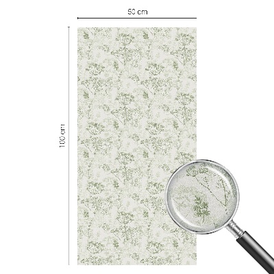 Model botanic Folie geam intimitate model vitraliu