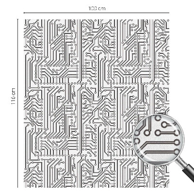 Temă tehnică Folie opacă geam cu model vitraliu