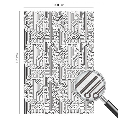 Temă tehnică Folie opacă geam cu model vitraliu