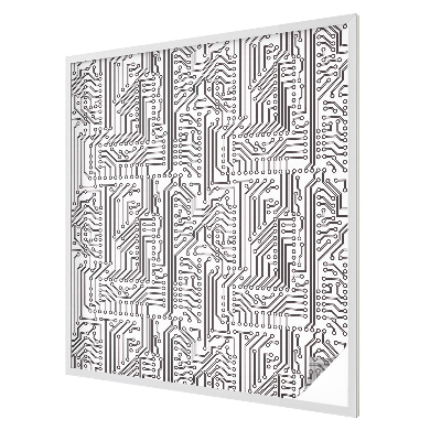 Temă tehnică Folie opacă geam cu model vitraliu