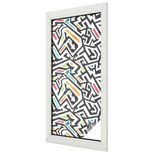 Geometrie abstractă Folie autocolantă geam