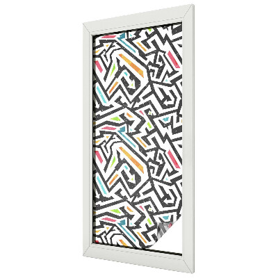 Geometrie abstractă Folie autocolantă geam