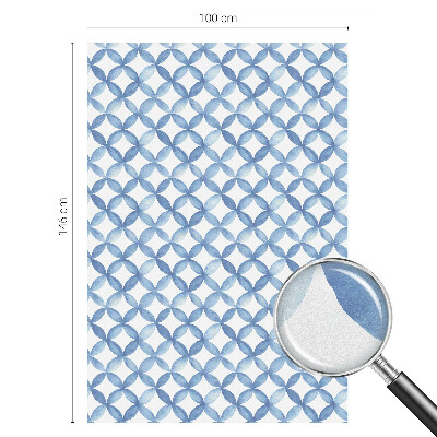 Flori geometrice Folie geam intimitate model vitraliu