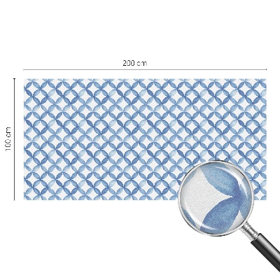 Flori geometrice Folie geam intimitate model vitraliu