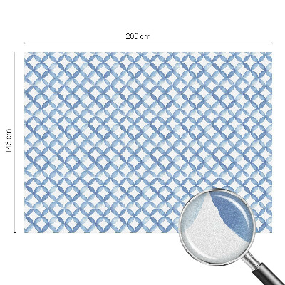 Flori geometrice Folie geam intimitate model vitraliu