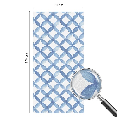 Flori geometrice Folie geam intimitate model vitraliu