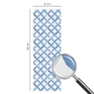 Flori geometrice Folie geam intimitate model vitraliu