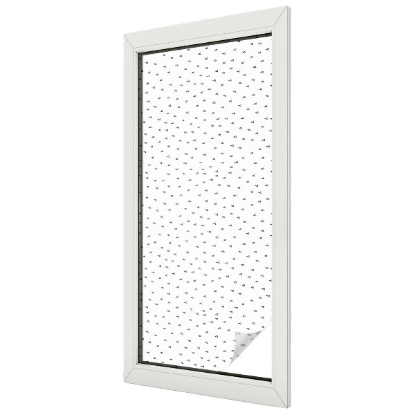 Triunghiuri geometrice Folie opacă geam cu model vitraliu