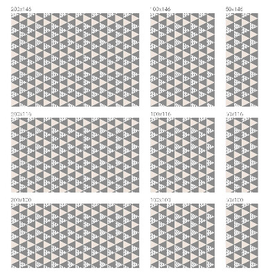 Geometrie modernă Folie geam să nu se vadă din exterior