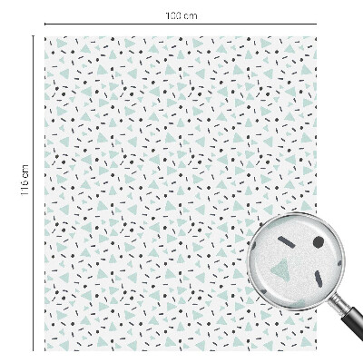 Figuri geometrice Folie decorativă geam vitraliu