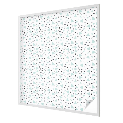 Figuri geometrice Folie decorativă geam vitraliu