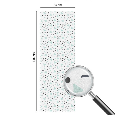 Figuri geometrice Folie decorativă geam vitraliu