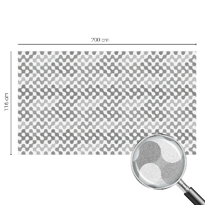 Geometria undelor Folie opacă geam cu model vitraliu