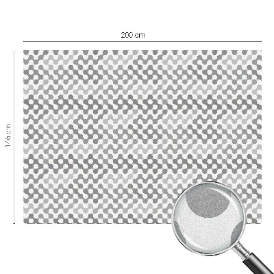 Geometria undelor Folie opacă geam cu model vitraliu