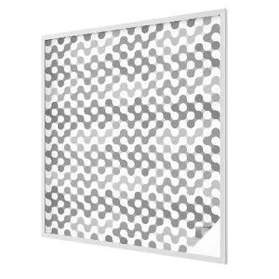 Geometria undelor Folie opacă geam cu model vitraliu