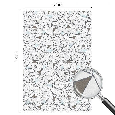 Forme abstracte Folie geam să nu se vadă din exterior